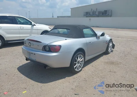 2002 Honda S2000 z USA, uszkodzony, nr VIN JHMAP11482T000318
